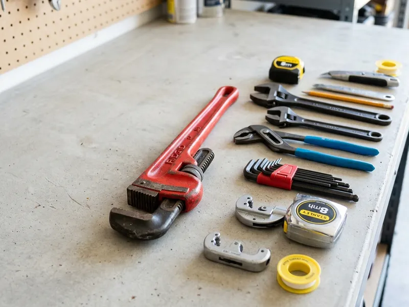 Professional plumbers in Suisun City, CA equipped with top-tier tools for residential and commercial plumbing services.